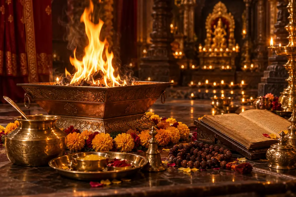 Maa Baglamukhi Hawan