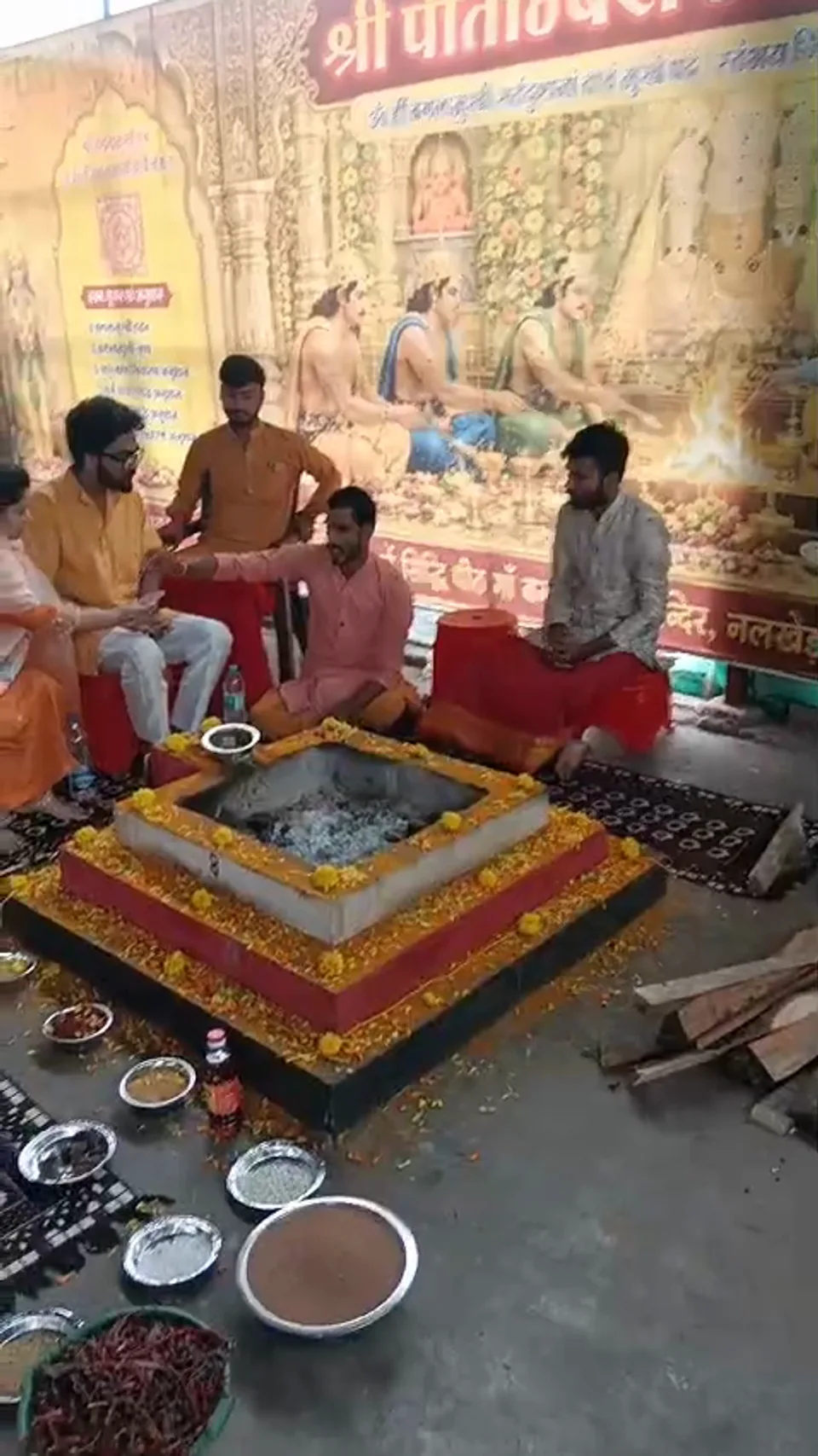 Hawan video at Nalkheda 4